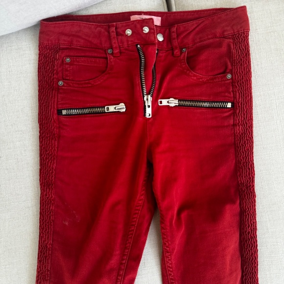 Isabel Marant Etoile Red jeans - Picture 10 of 12